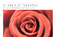 Desktop Screenshot of laracatone.com